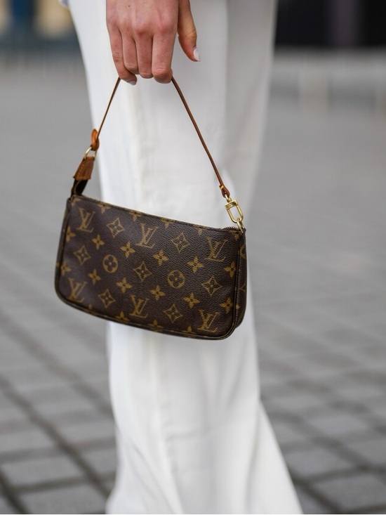 Louis Vuitton Handbags - Louis Vuitton Monogram Mini Pochette in Brown and Gold